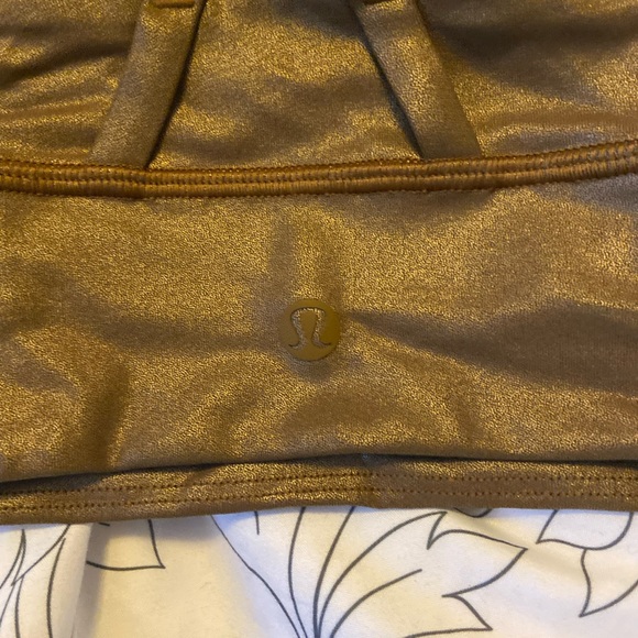 Gold/Bronze Lululemon Sports Bra - Picture 3 of 3